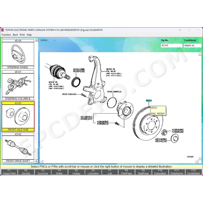 Toyota Lexus Scion USA Europe General Japan EPC 2025